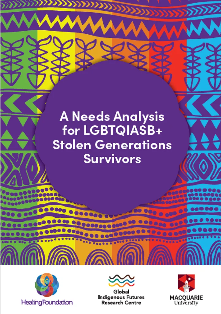 A Needs Analysis for LGBTQIASB+ Stolen Generations Survivors